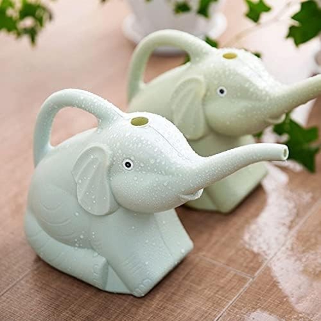 Stropitoare pentru Copii, Flippy, in forma de Elefant, 1500 mL, pentru Udat Plante, 19.5x17x11.8 cm, Albastru