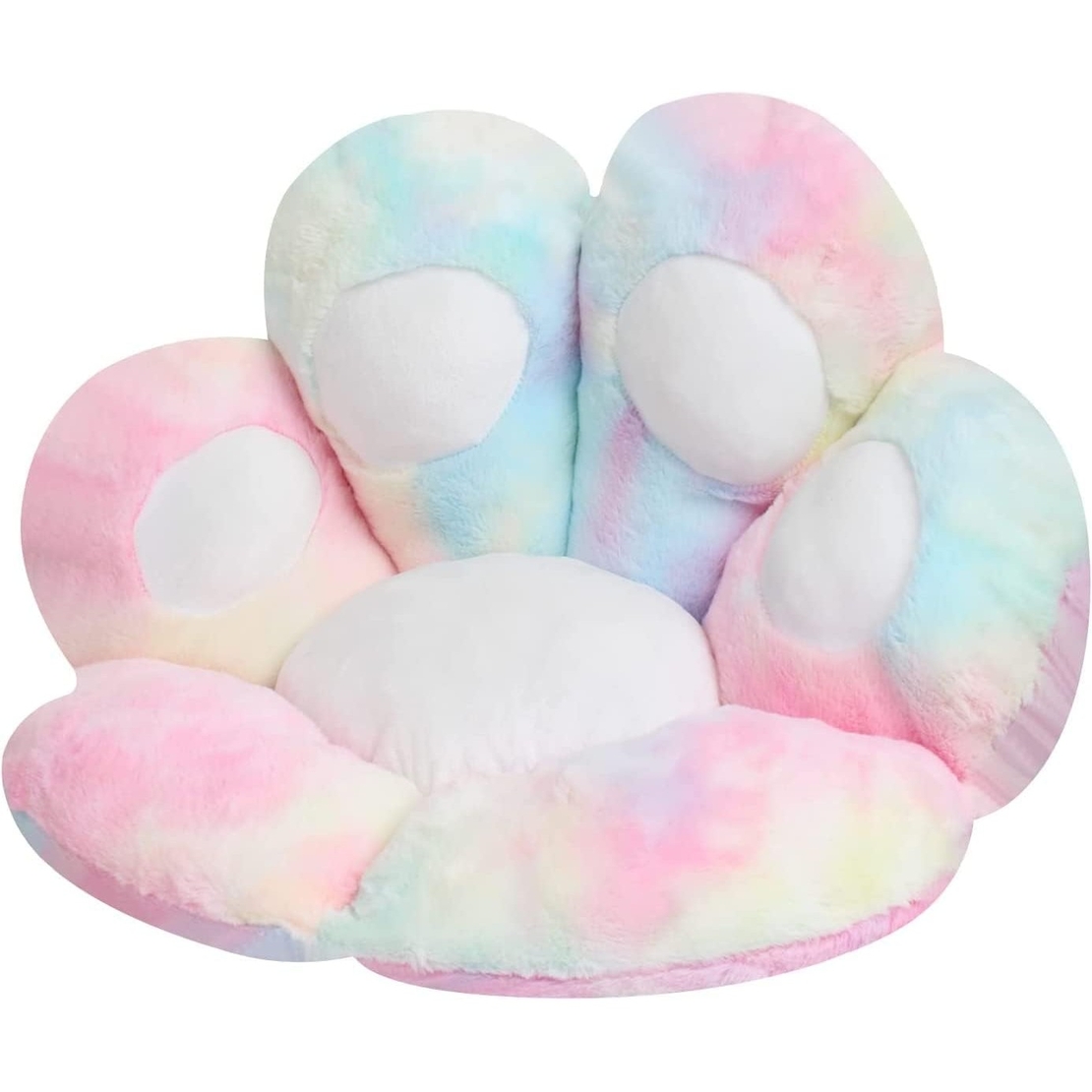 Perna Decorativa, Flippy, Model Laba de Pisica, din Plus, pentru Scaun/Canapea/Podea, 80 x 70 cm, Multicolor
