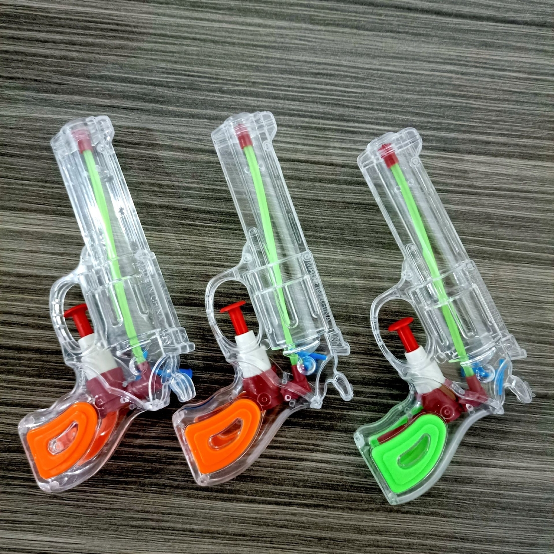 Pistol cu Apa, Flippy, pentru Copii, din Plastic, 16 x 5 x 2 cm, Transparent/Portocaliu