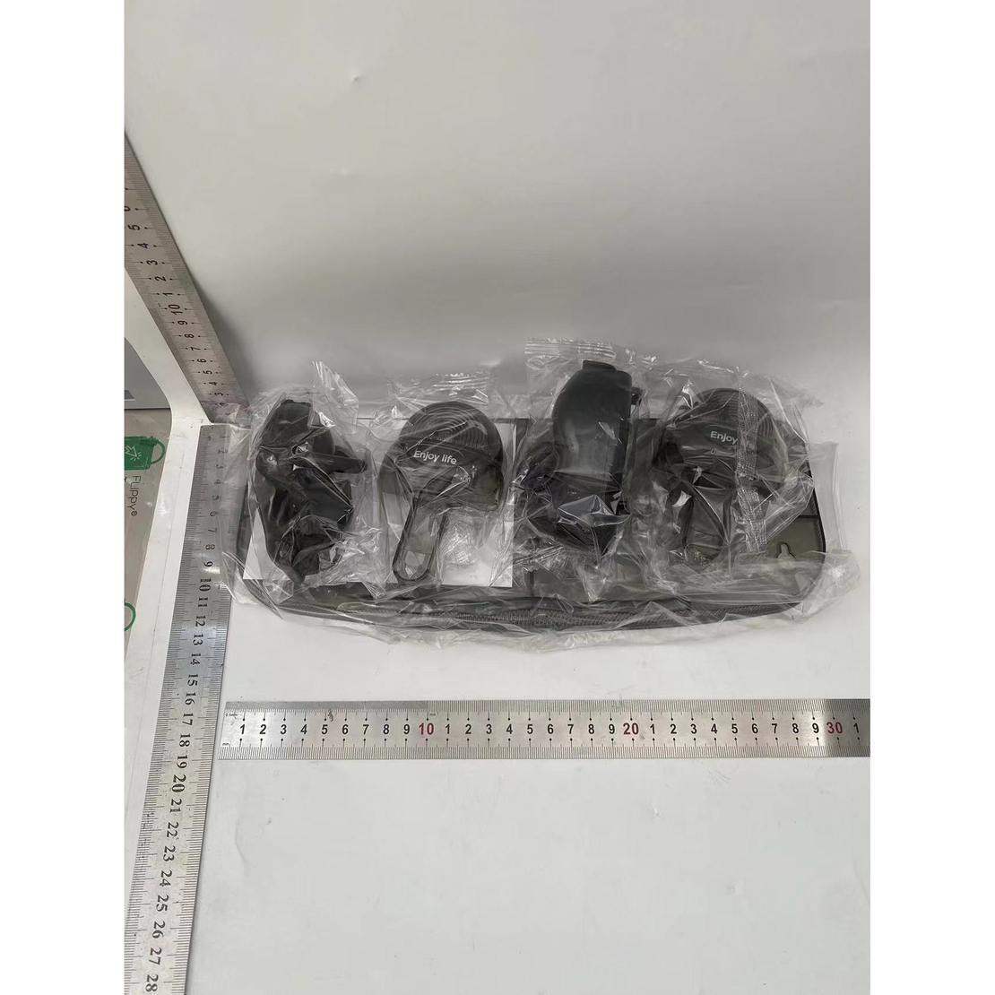 Suport pentru Baie, Flippy, Montare pe Perete, Model Pisicute, ABS, Adeziv, Raft pentru Depozitare, 33.4x17.7 cm, Negru