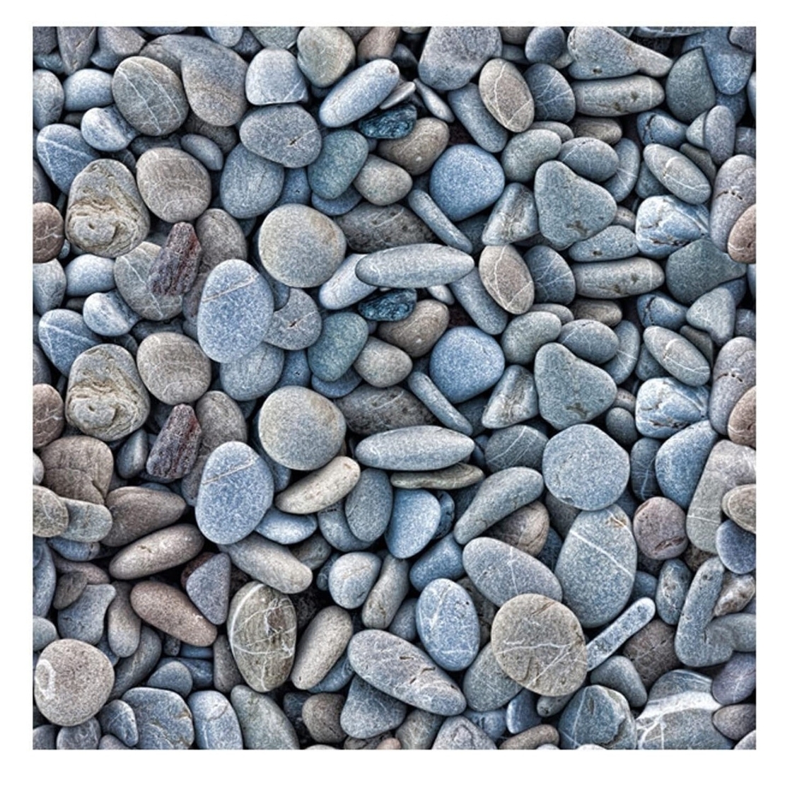 Set 10 x Placi Tapet Autocolant 3D cu Imitatie de Pietre Mici, pentru Perete Bucatarie Sufragerie, Usor de Curatat, Rezistent la Apa, Autoadeziv, 30x30 cm, Gri