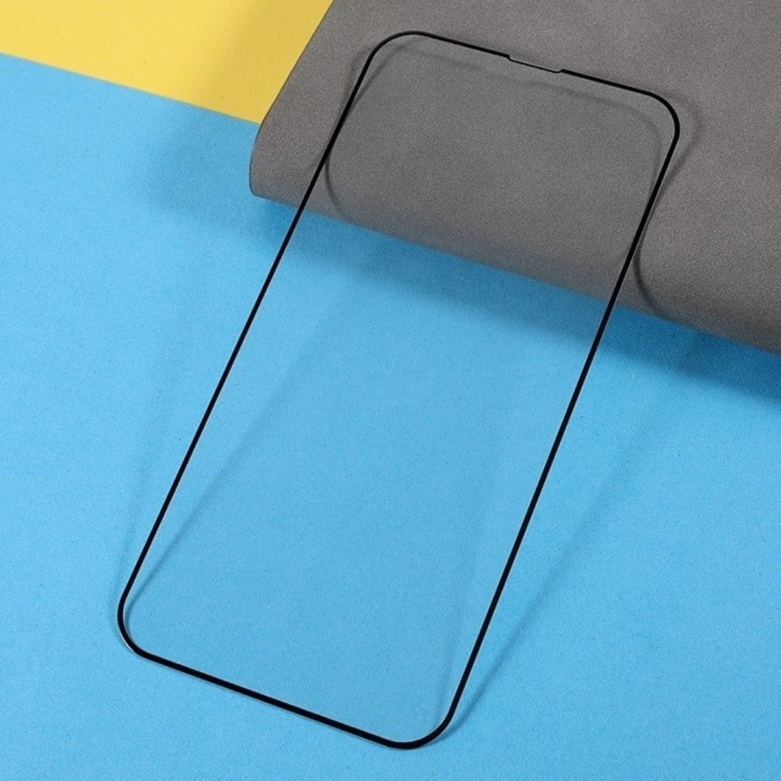 Folie Sticla Flippy® compatibila cu Apple iPhone 14 / 13 / 13 Pro 111D Negru