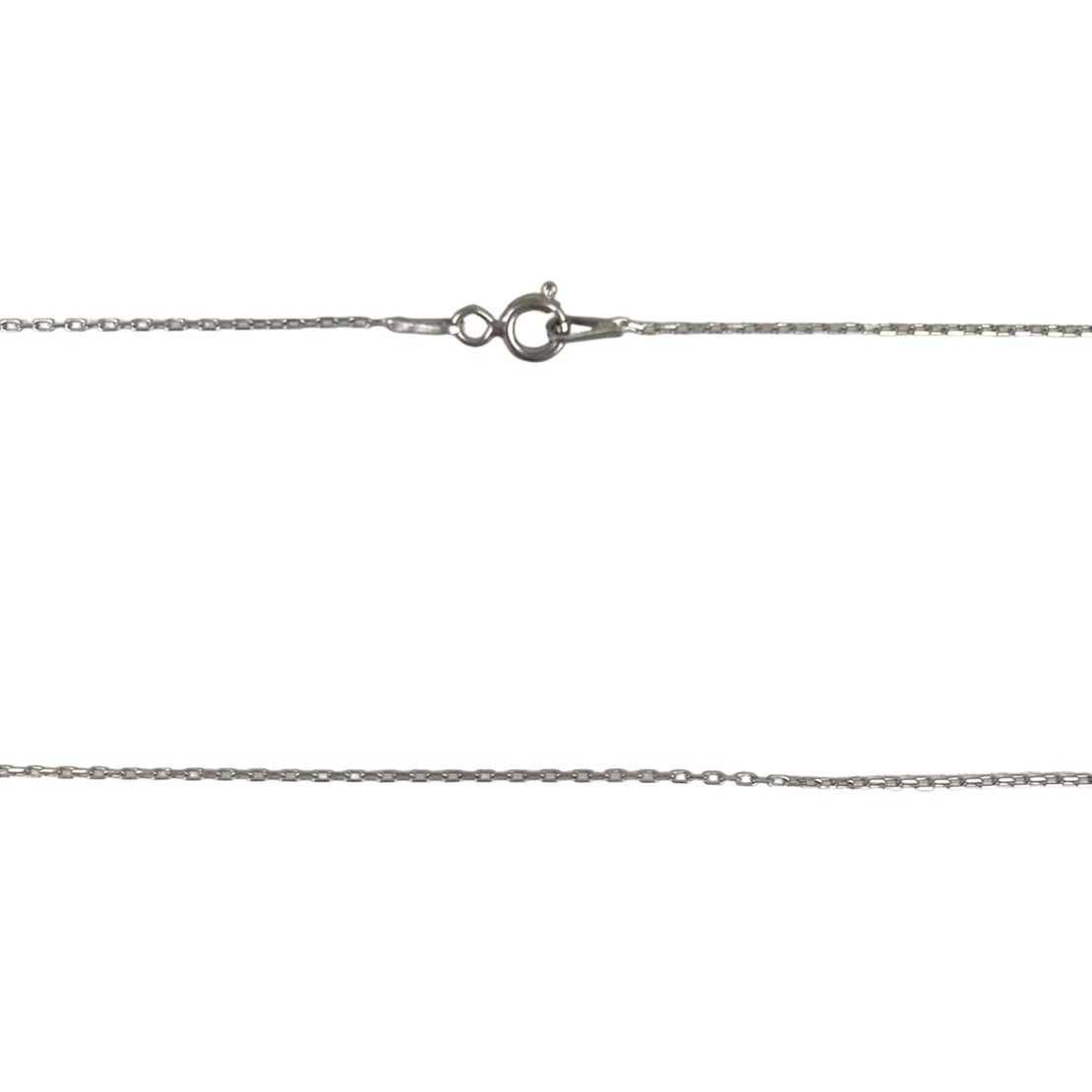 Colier din Argint 925, Inima Plata Turcoaz 40 cm