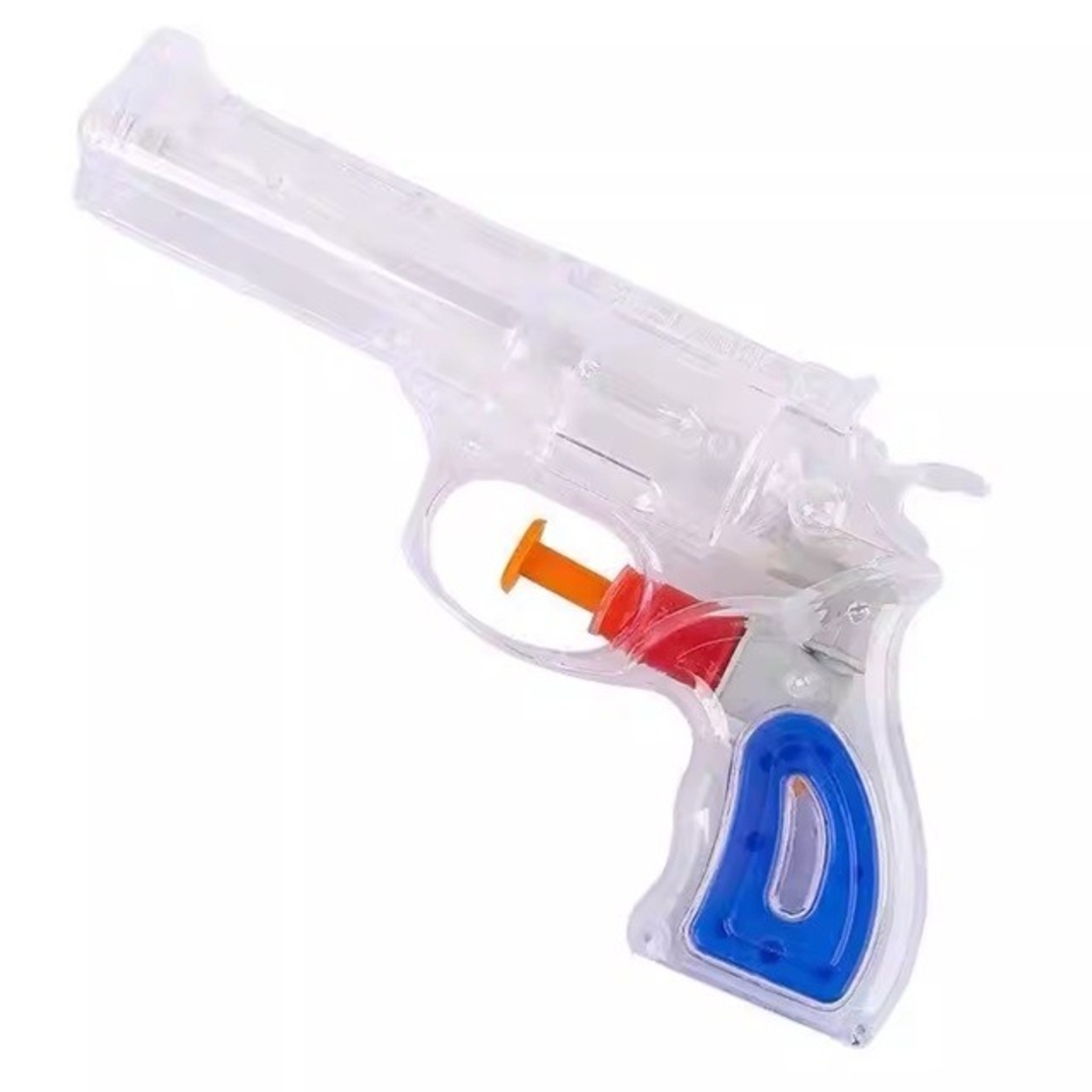 Pistol cu Apa, Flippy, pentru Copii, din Plastic, 16 x 5 x 2 cm, Transparent/Albastru