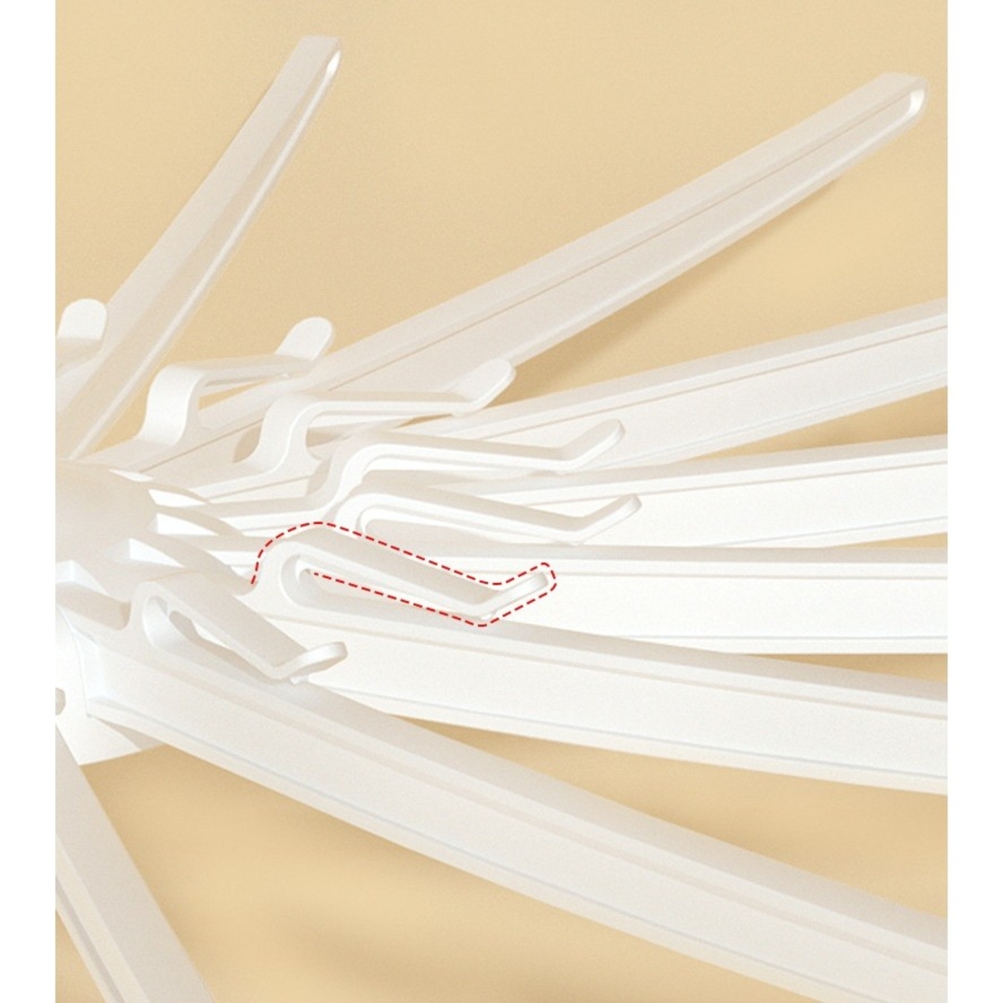 Uscator de Rufe Vertical, Flippy, 2 Niveluri, Pliabil, din ABS+PP+Otel Inoxidabil, Rotire 360 Grade, 130 x 75 cm, Alb