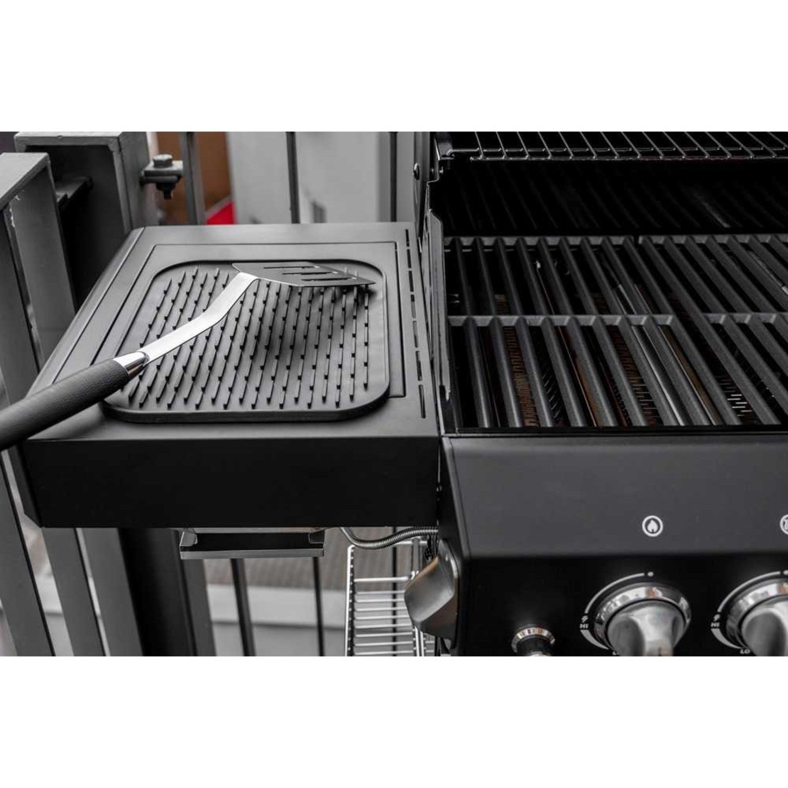 Covoras din Silicon pentru Scurgere Vase, Flippy, Uz Casnic, Rezistent la Temperaturi Ridicate, Izolator, 30x24 cm, Negru