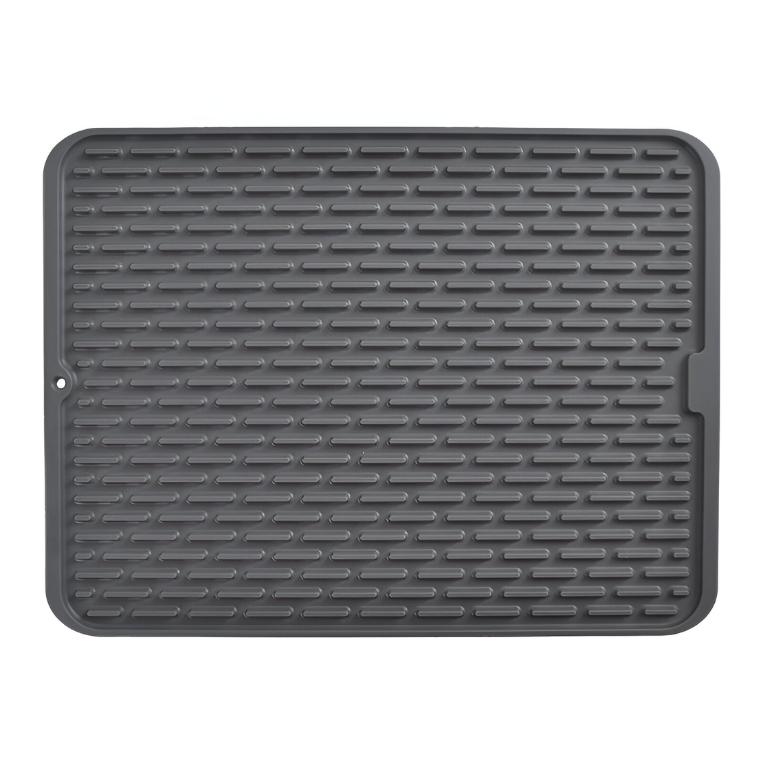 Covoras din Silicon pentru Scurgere Vase, Flippy, Uz Casnic, Rezistent la Temperaturi Ridicate, Izolator, 43x32.5 cm, Negru