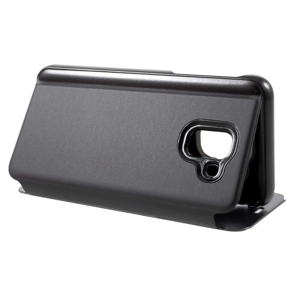 Husa Samsung Galaxy J6 Plus 2018 Flippy® Flip Cover Oglinda Negru