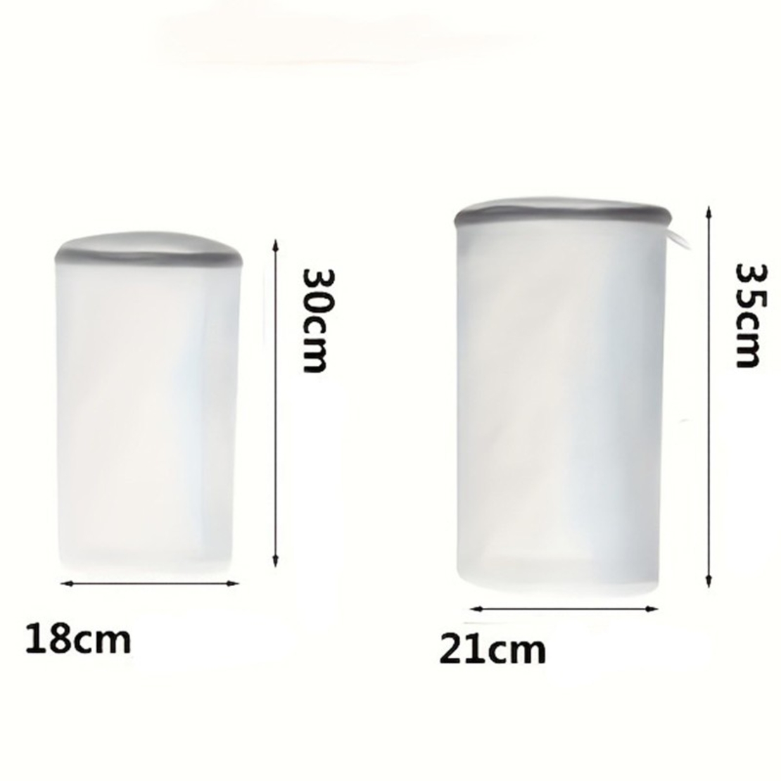 Sac Cilindric pentru Spalare Incaltaminte, Flippy, Dimensiuni Mici, pentru Masina de Spalat, 31x18x3 cm, Alb