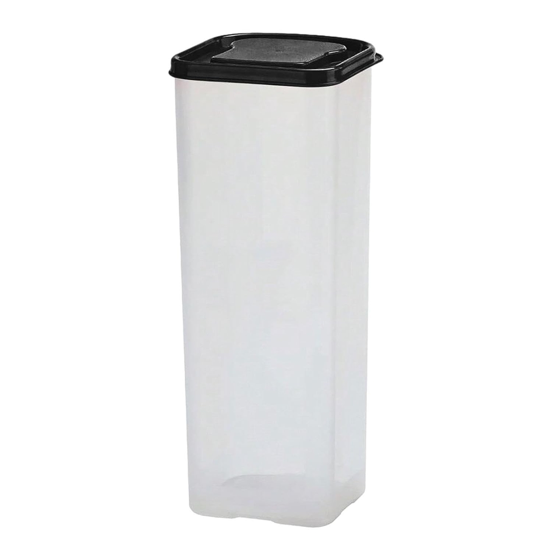 Cutie Depozitare Paine, Flippy, din Plastic, 34 x 13 cm, Pastreaza Prospetimea, Capac Negru