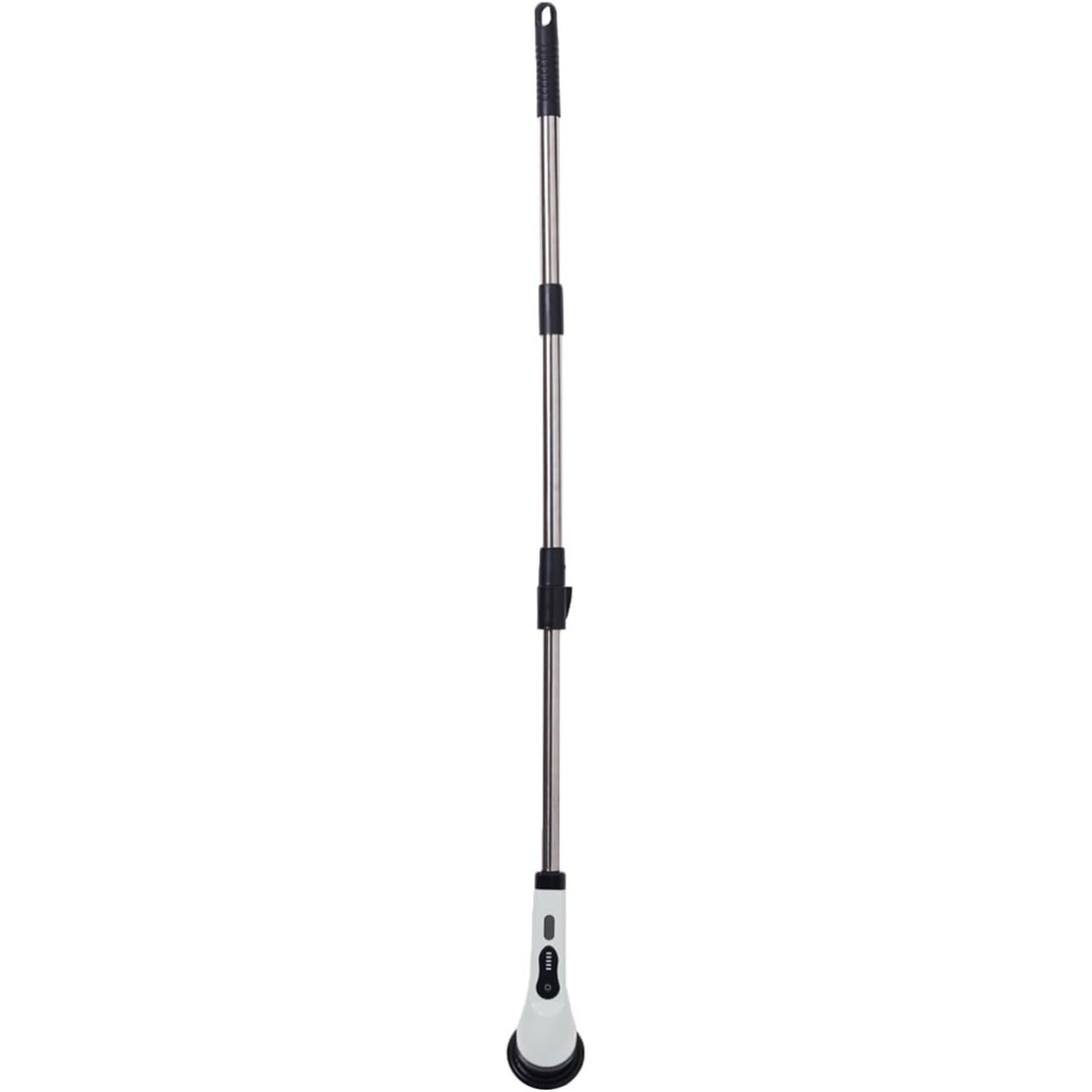 Perie Electrica de Curatare, Flippy, pentru Gresie, Baie, Bucatarie, 25x20x9.5 cm, cu 9 Capete, Maner Extensibil Detasabil 84-127cm, Incarcare USB-Type C, Rotire 360 de Grade, 3000 mAh, Culoare: Alb