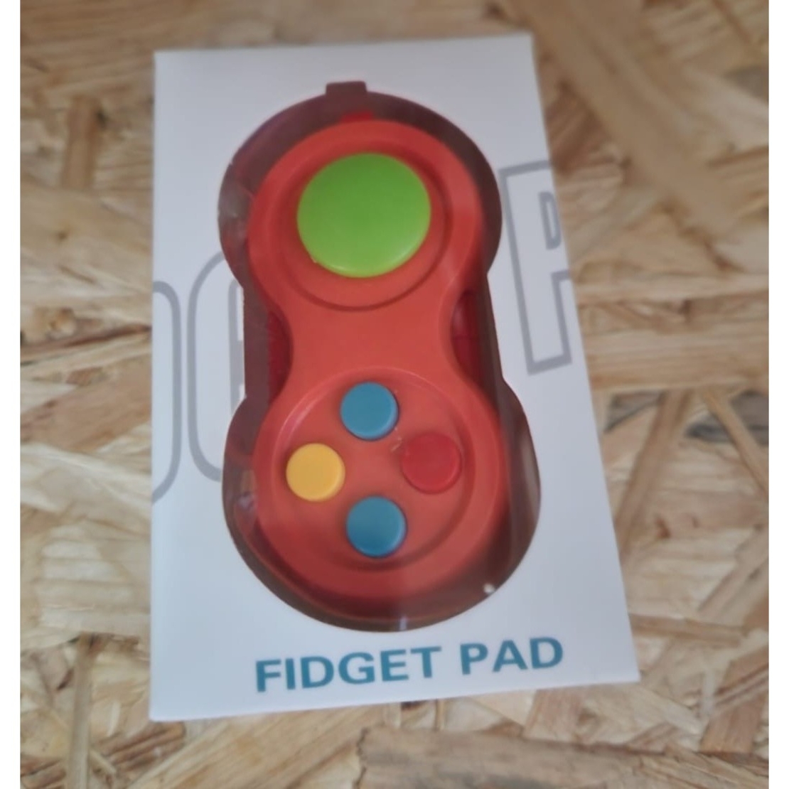 Jucarie Interactiva, Flippy, Model Fidget Pad, Antistres, +3 Ani, Functii Multiple, 5.5 x 3.5 x 11 cm, Roz