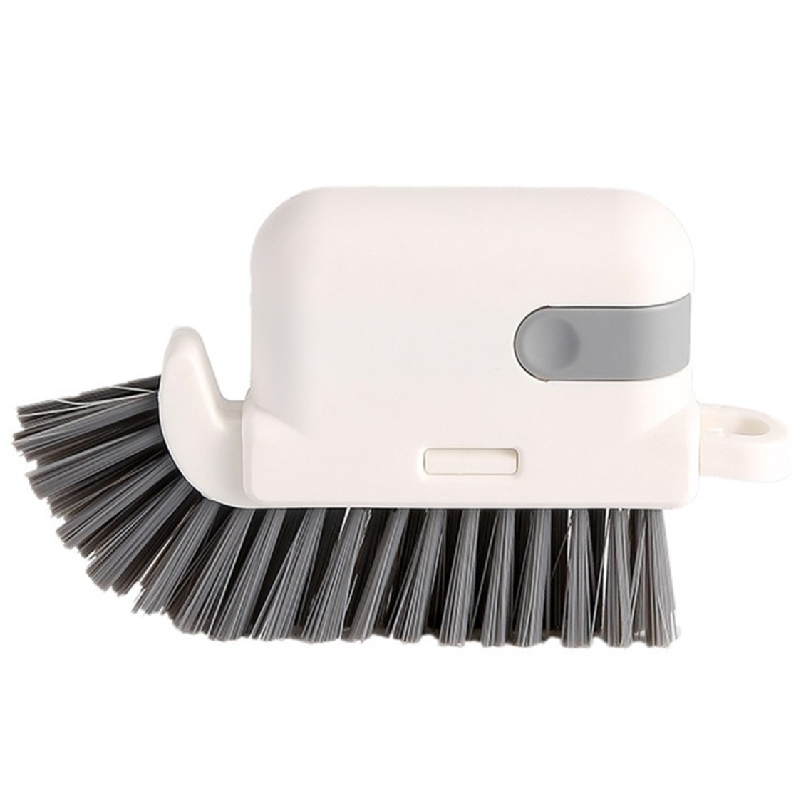 Perie Multifunctionala 3 in 1 de Curatare, Flippy, pentru Bucatarie, Vesela, Geamuri, Cap Detasabil, 9x15x2.5 cm, Gri