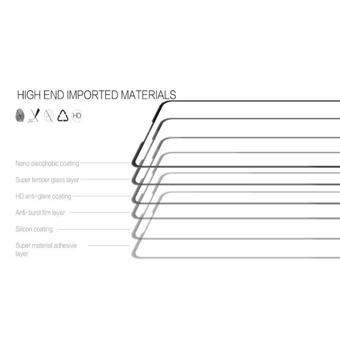 Folie Sticla Flippy® compatibila cu Xiaomi Mi 9T / Mit 9T Pro 111D Negru