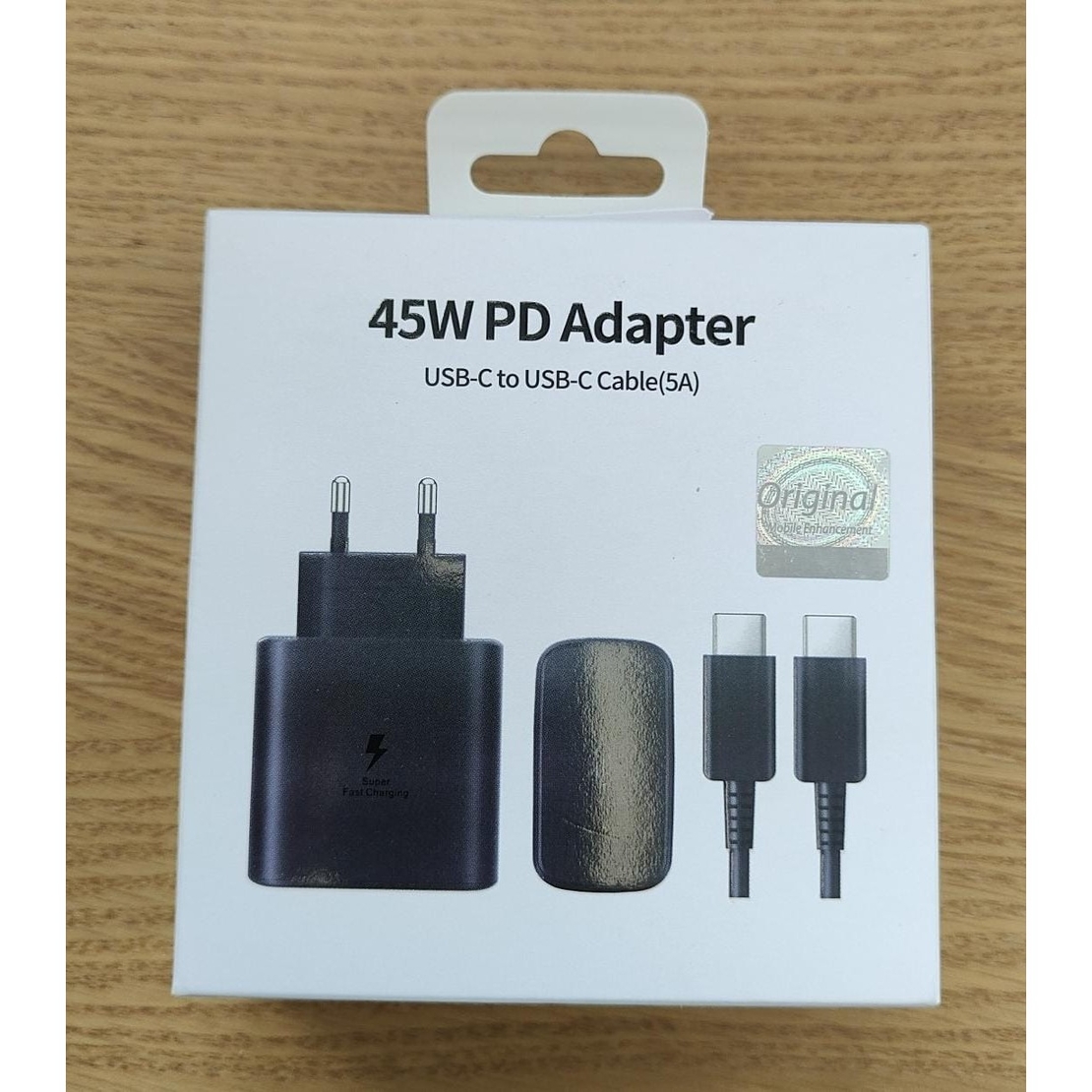 Incarcator Super Fast Charge, Flippy, Adaptor Fast Charge 45W, 5A, PD 3.0, Cablu 1m, Incarcator Fast Charge USB Type-C, Negru