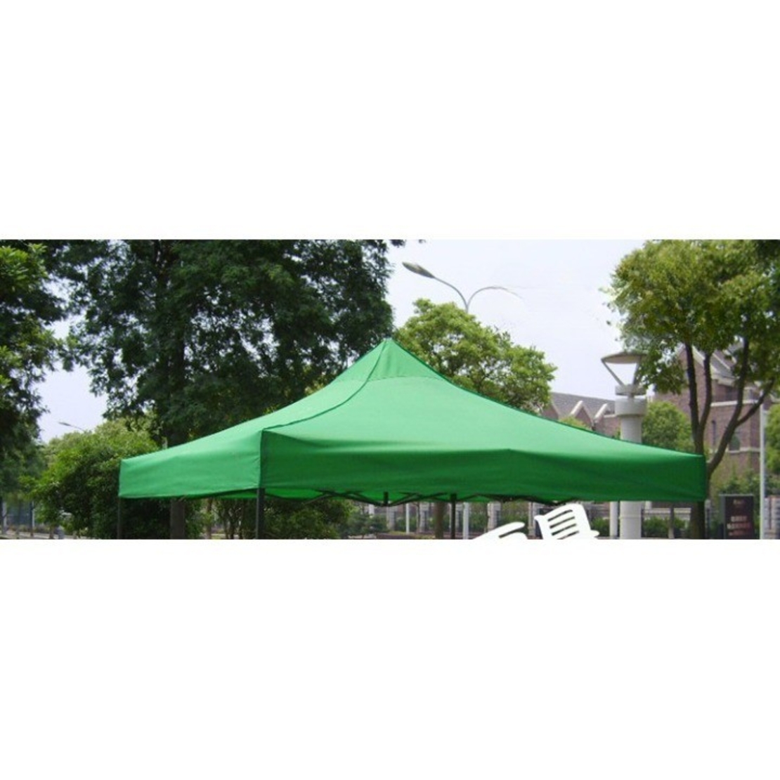 Prelata,copertina pentru acoperis cort tip pavilion Flippy, 2 x 2 m , impermeabila, invelis din material textil oxfort 700D, cauciucat Verde