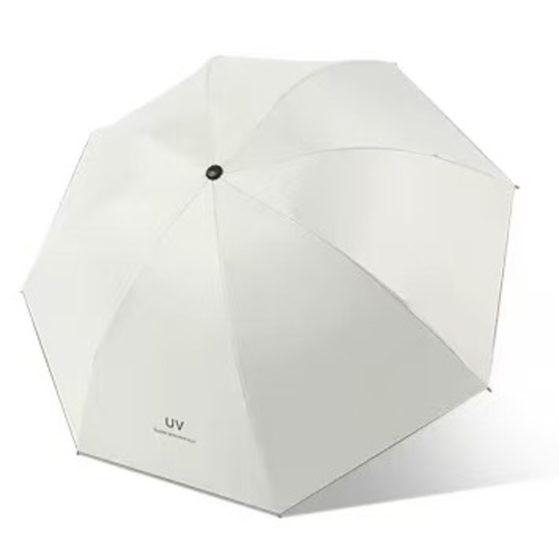 Umbrela, Flippy, Protectie UV Soare, Protectie Ploaie, Pliabila, din Vinil si Otel, 96 x 67 cm, Bej