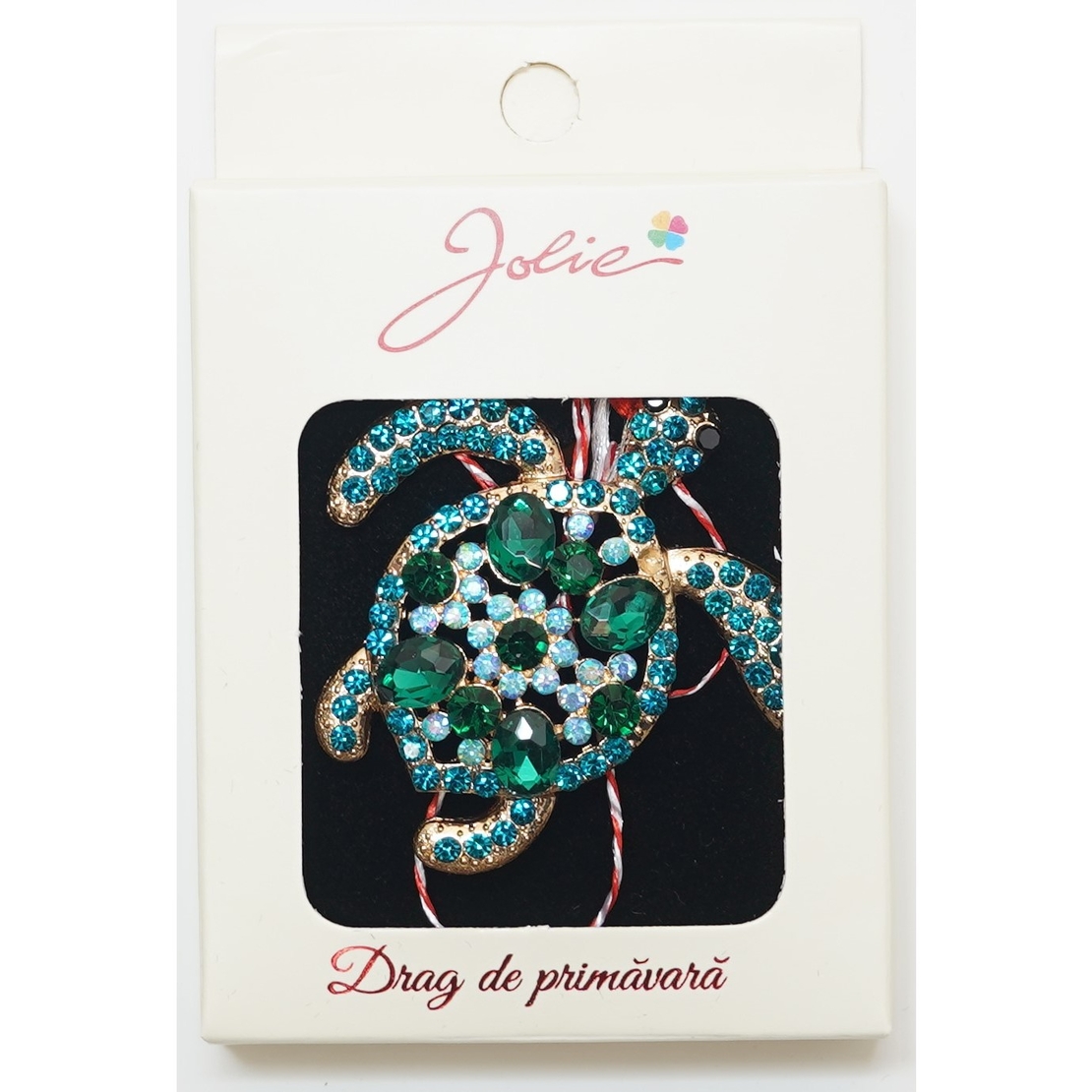 Martisor Brosa Medie, Multicolora, Dimensiune Brosa Aprox 5 cm, Material Metal, Model 1