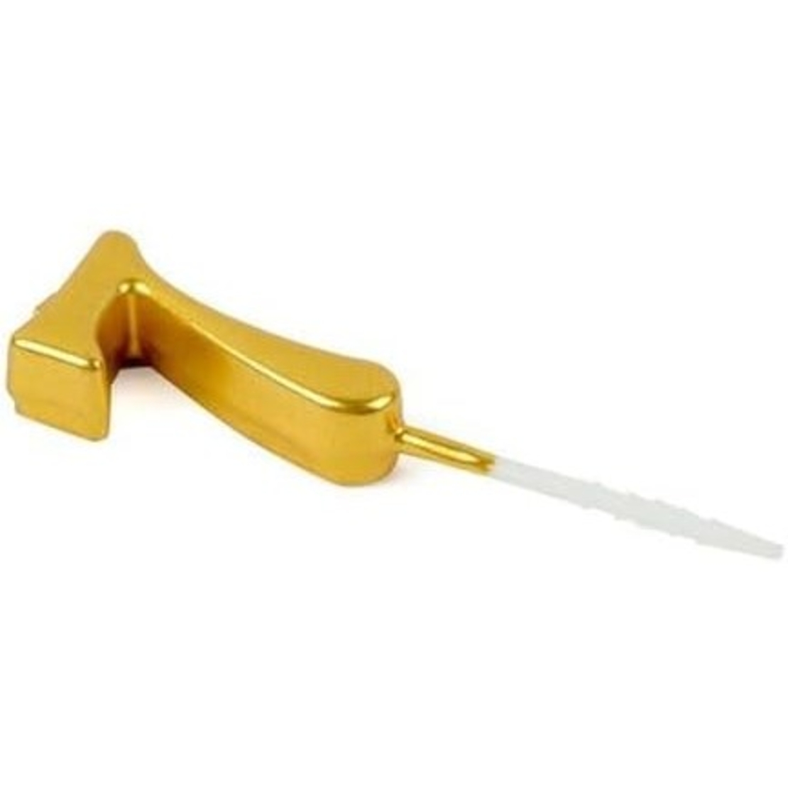 Lumanare de Tort, Flippy, Model Cifra 7, Party, 4.5 x 2.5 cm, din Parafina, Auriu