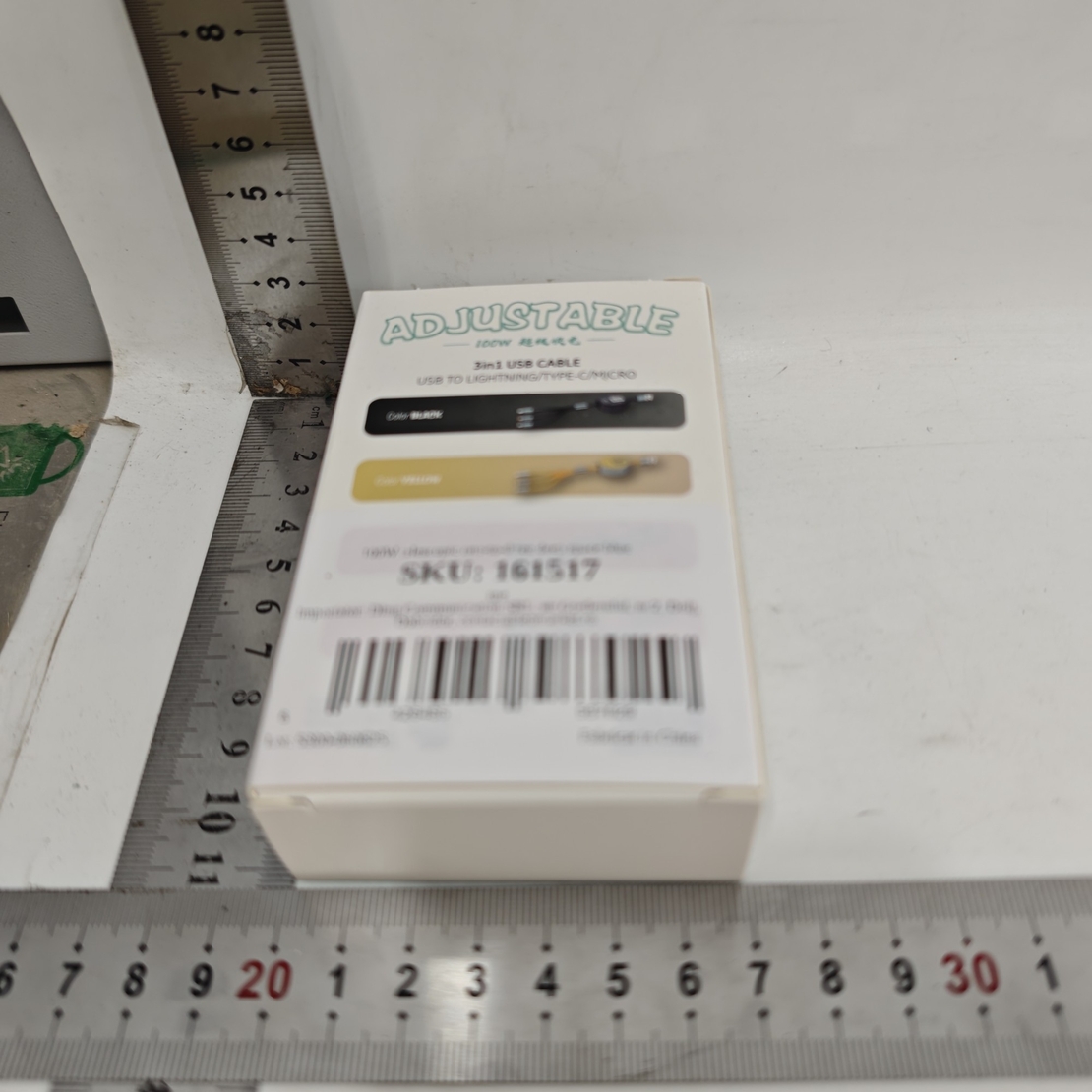 Cablu Retractabil 3in 1 pentru Telefon, Flippy, Cablu de incarcare rapida 100W, stil Mecha, potrivit pentru Auto, Universal 1.2M, Rosu Albastru