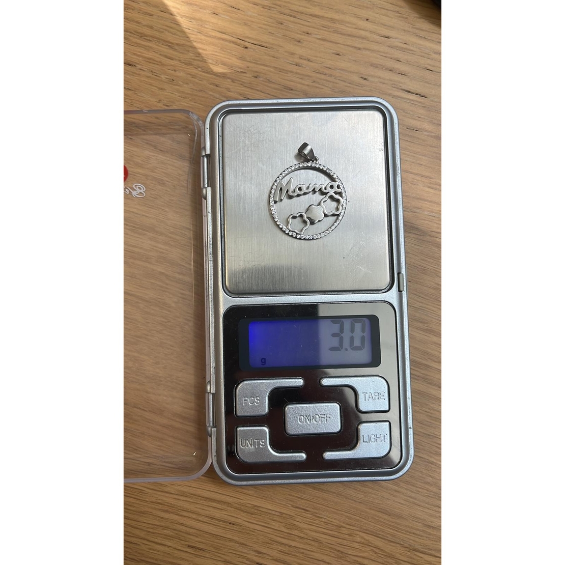 Pandantiv, Jolie Silver, Argint 925, Model Mama (cerc cu flori), Zirconiu, 22 x 22 mm, 3 g