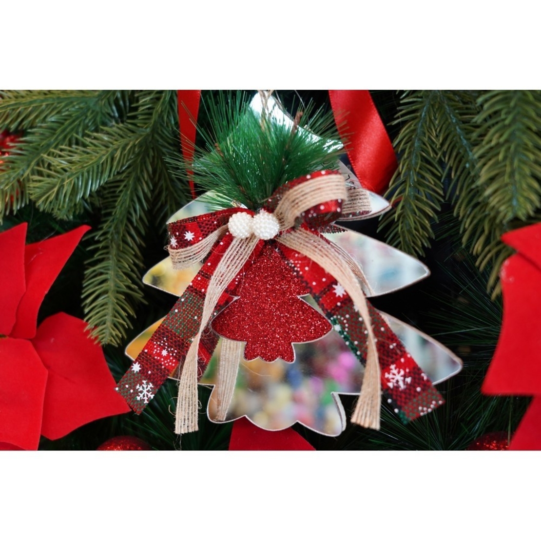 Ornament brad, Flippy, Brad, Argintiu, Lucios, 14*17CM, Acril, Interior/ Exterior