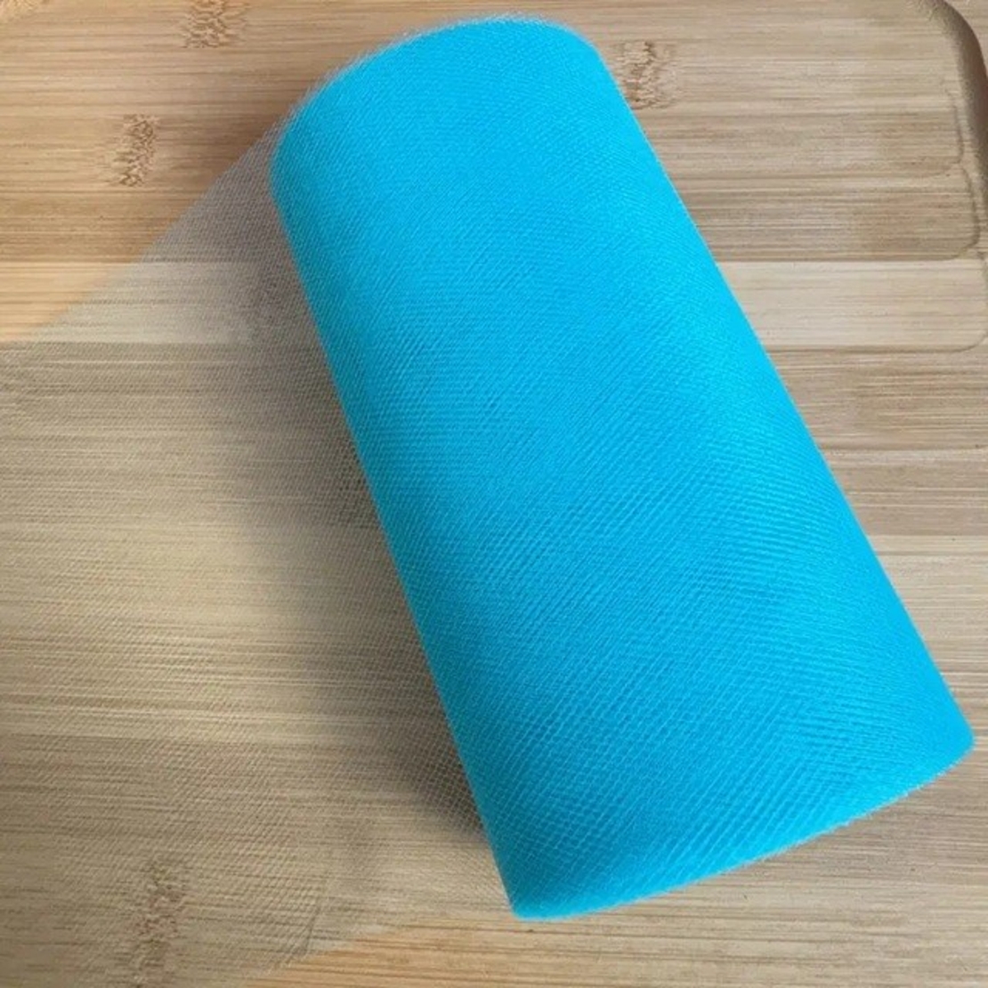 Tul Decorativ, Flippy, 15 cm Latime, 22 cm Lungime, din Poliester, Albastru