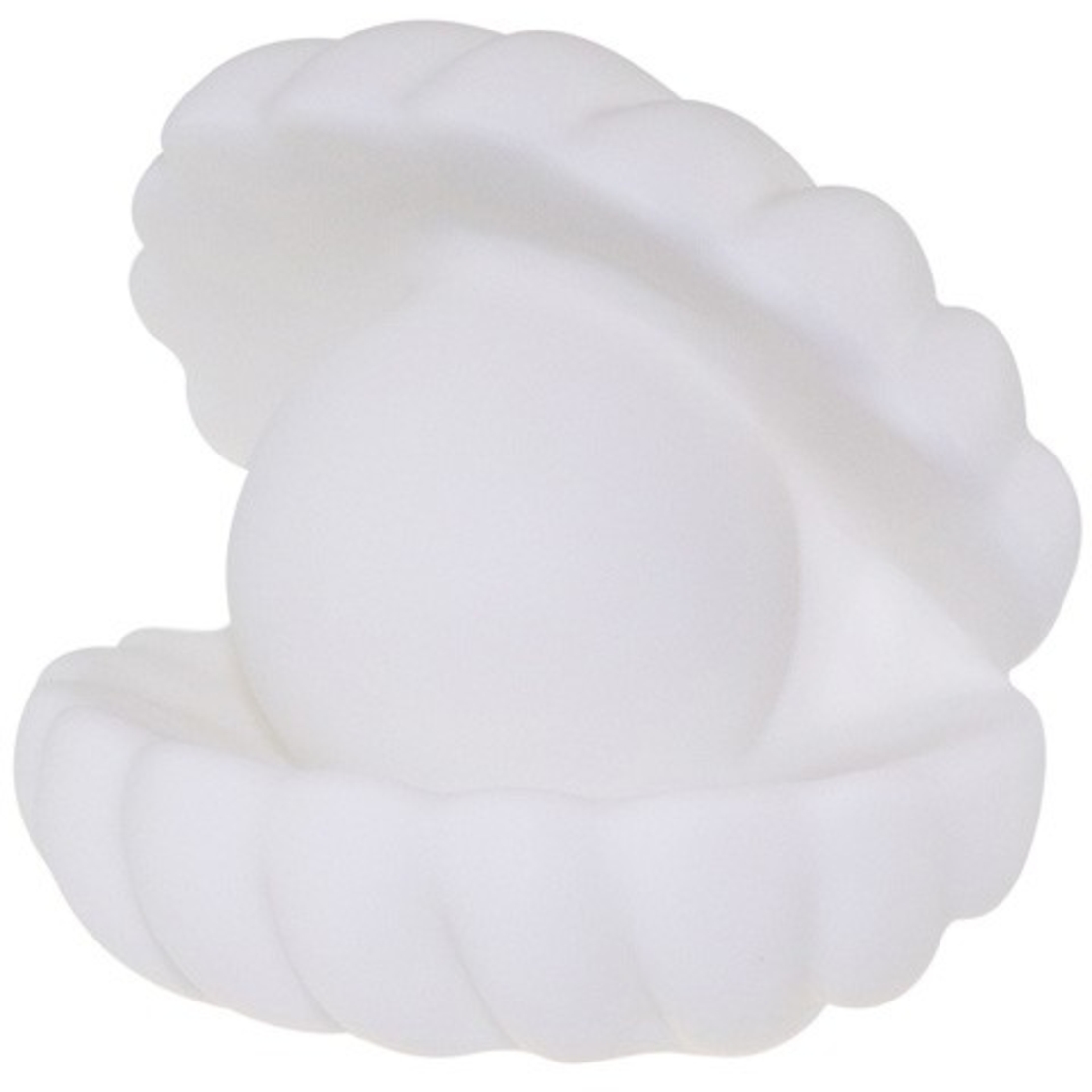 Lampa de Veghe, Flippy, Model Scoica cu Perla, Lumina Calda, 6x5 cm, Led, Baterii Incluse 3 x LR44, Alb
