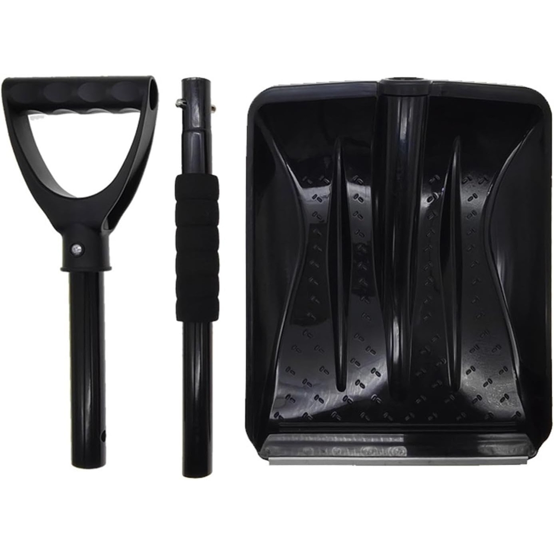 Lopata de Zapada, Flippy, Multifunctionala, Demontabila, cu Maner Antiderapant, Aluminiu, Plastic, Solutia pentru Iarna, pentru Deszapezire, 80x11x25.7 cm, Neagra