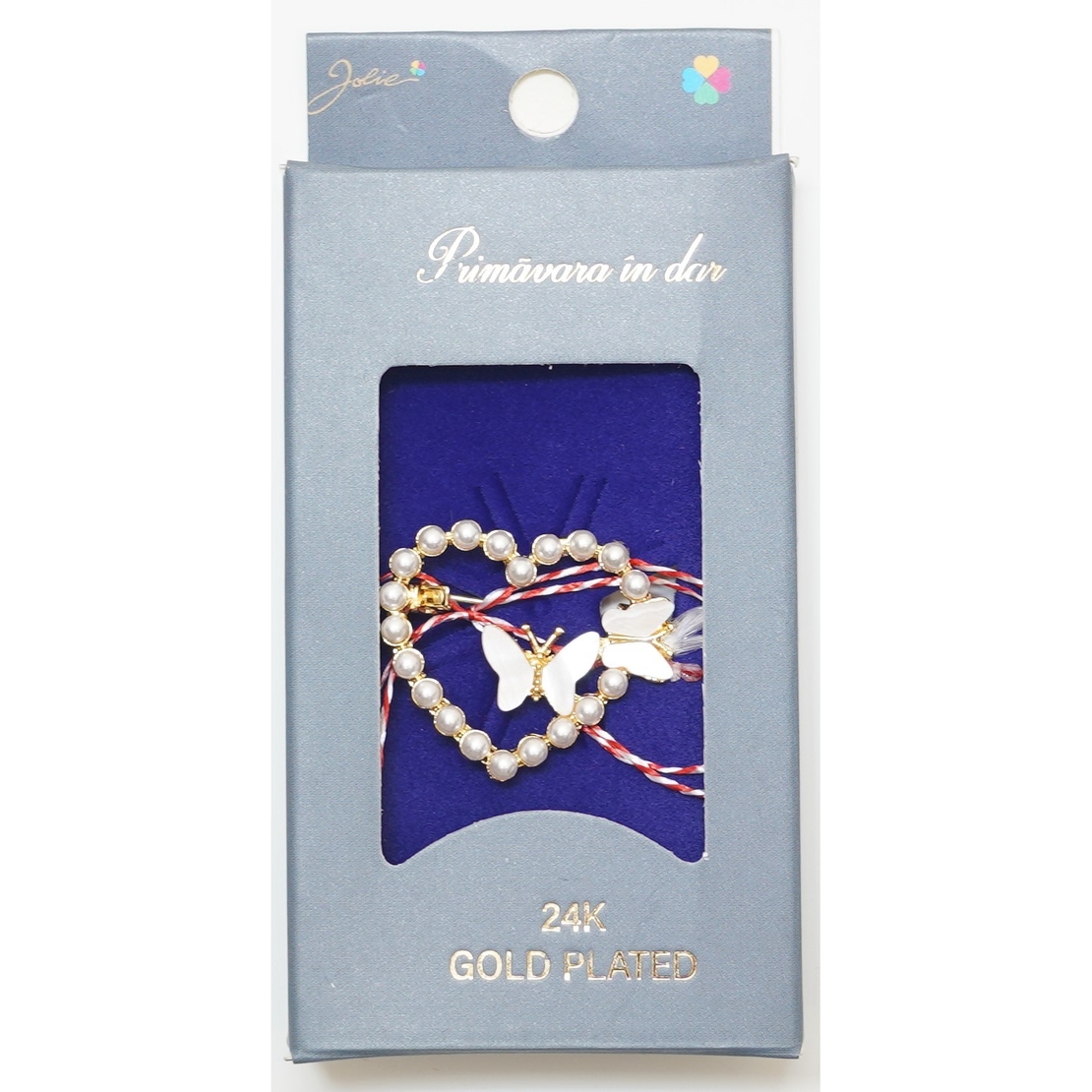 Martisor Brosa Placata cu Aur 24K, Dimensiune Brosa Aprox 2- 3 cm, Model 18