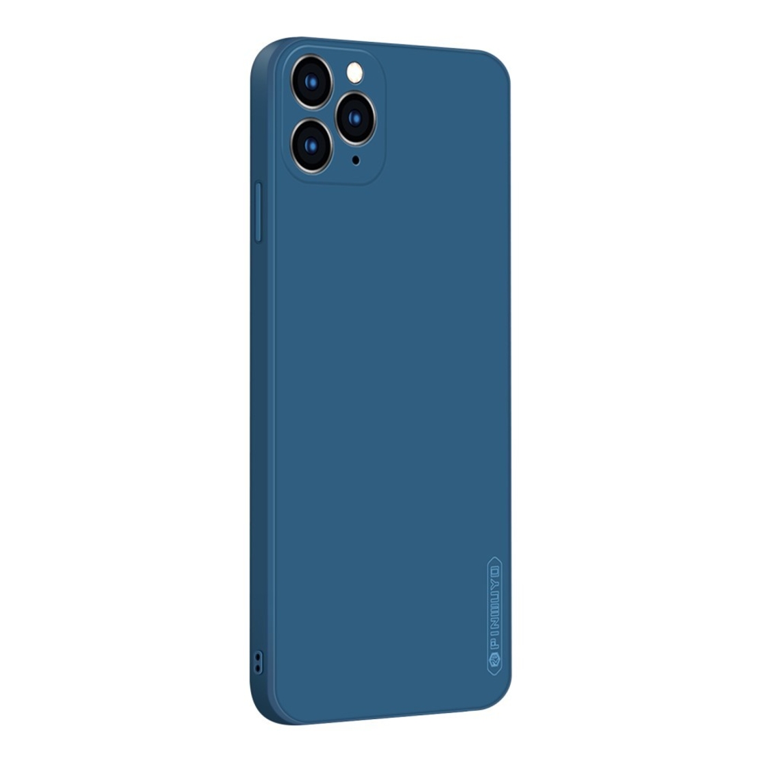 Husa protectie compatibila cu Apple iPhone 11 Pro Max Liquid Silicone Case Albastru inchis