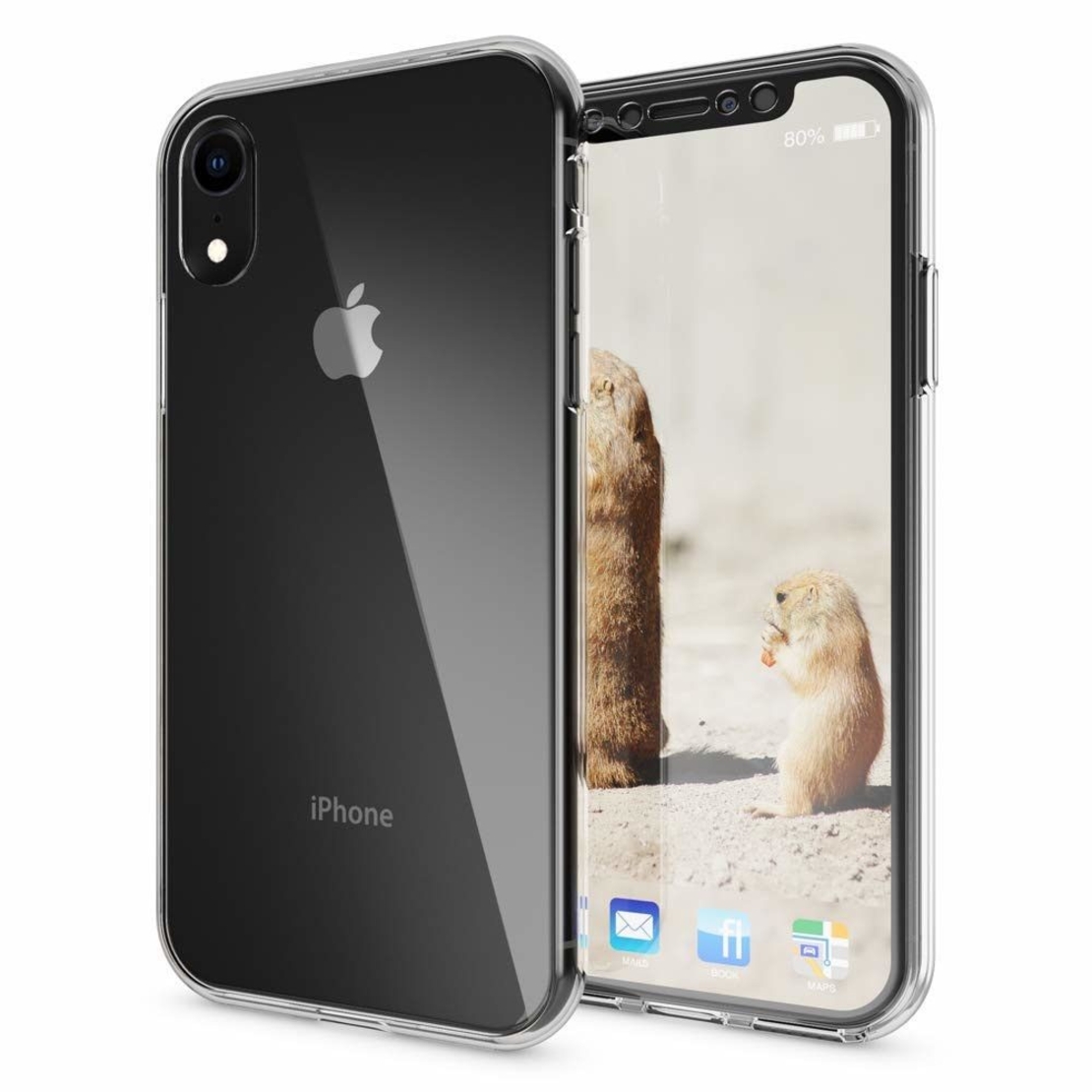 Husa de protectie Flippy® pentru Apple iPhone XR Full Tpu 360 Transparent