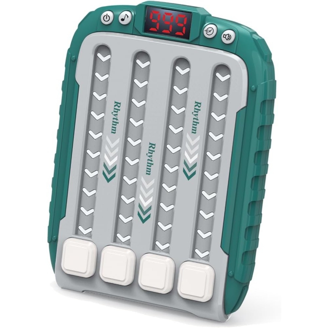 Jucarie Interactiva, Flippy, Joc Rhythm, +3 Ani, din ABS, 6 Niveluri, 15 x 3 x 11 cm, Functie Muzicala, Verde