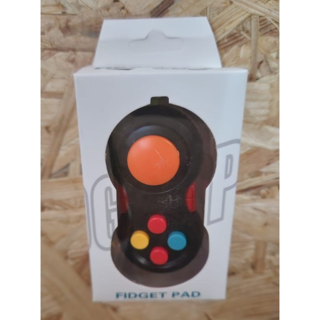 Jucarie Interactiva, Flippy, Model Fidget Pad, Antistres, +3 Ani, Functii Multiple, 5.5 x 3.5 x 11 cm, Negru