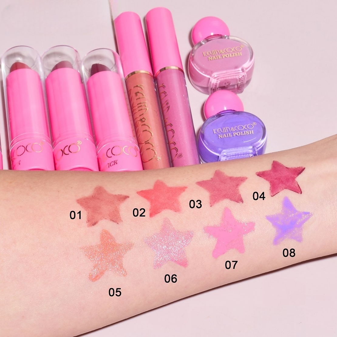 Set 9 Produse de Machiaj, KEVIN & COCO, Arch Circus, 27 culori, 17 x 22.5 x 3.3 cm