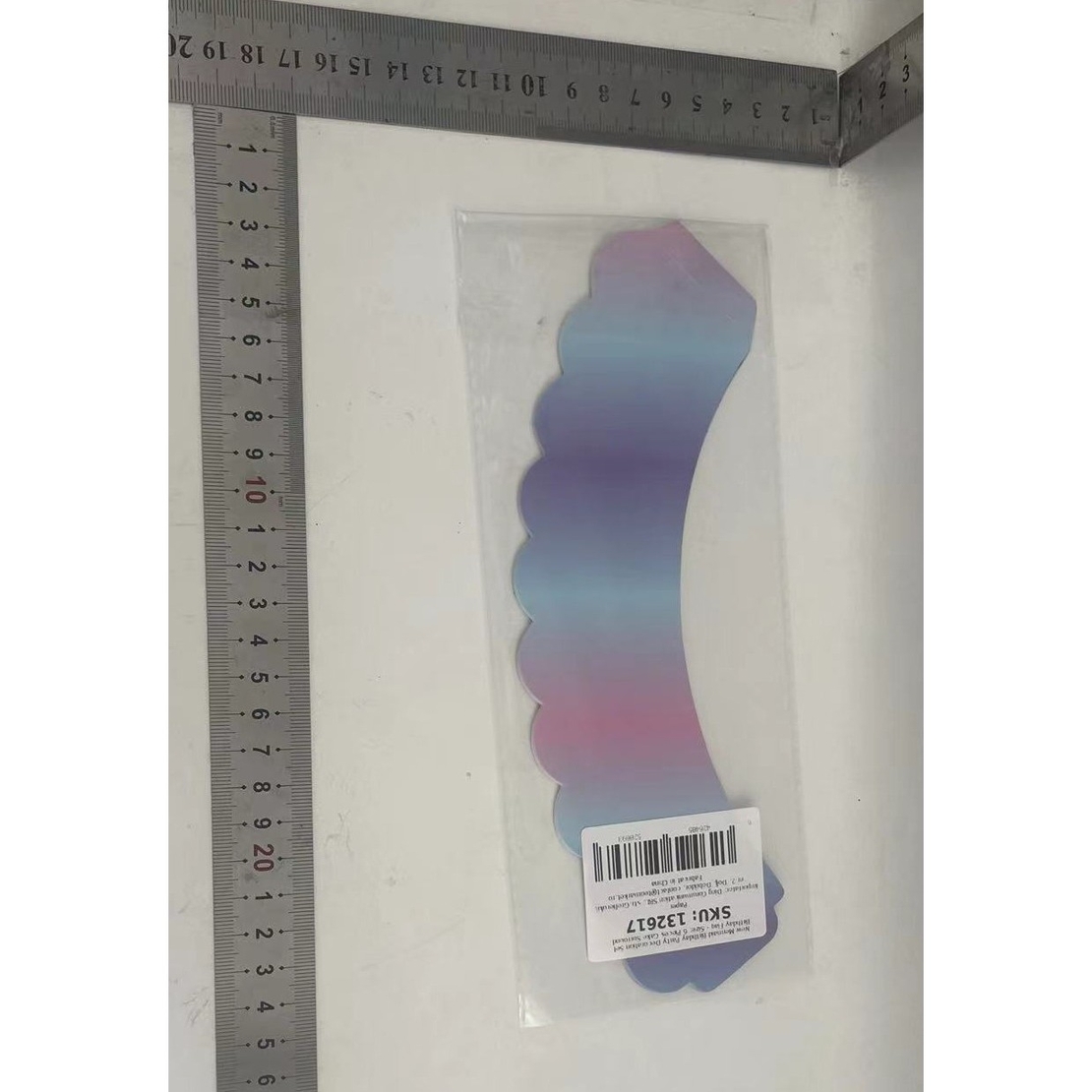 Set 6 Accesorii pentru Prajituri Sirena, Flippy, Colectia Mermaid, 22.7 x 8.7 cm, Multicolor