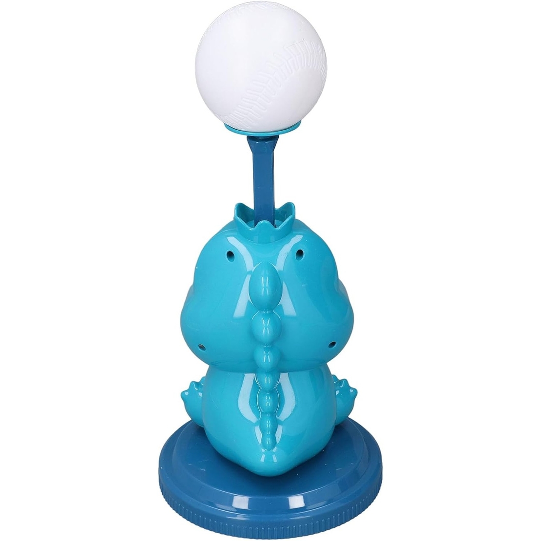 Set de Baseball 5 Piese pentru Copii, Flippy, Jucarie Dinosaur Press, 14x23 cm, Verde/Albastru