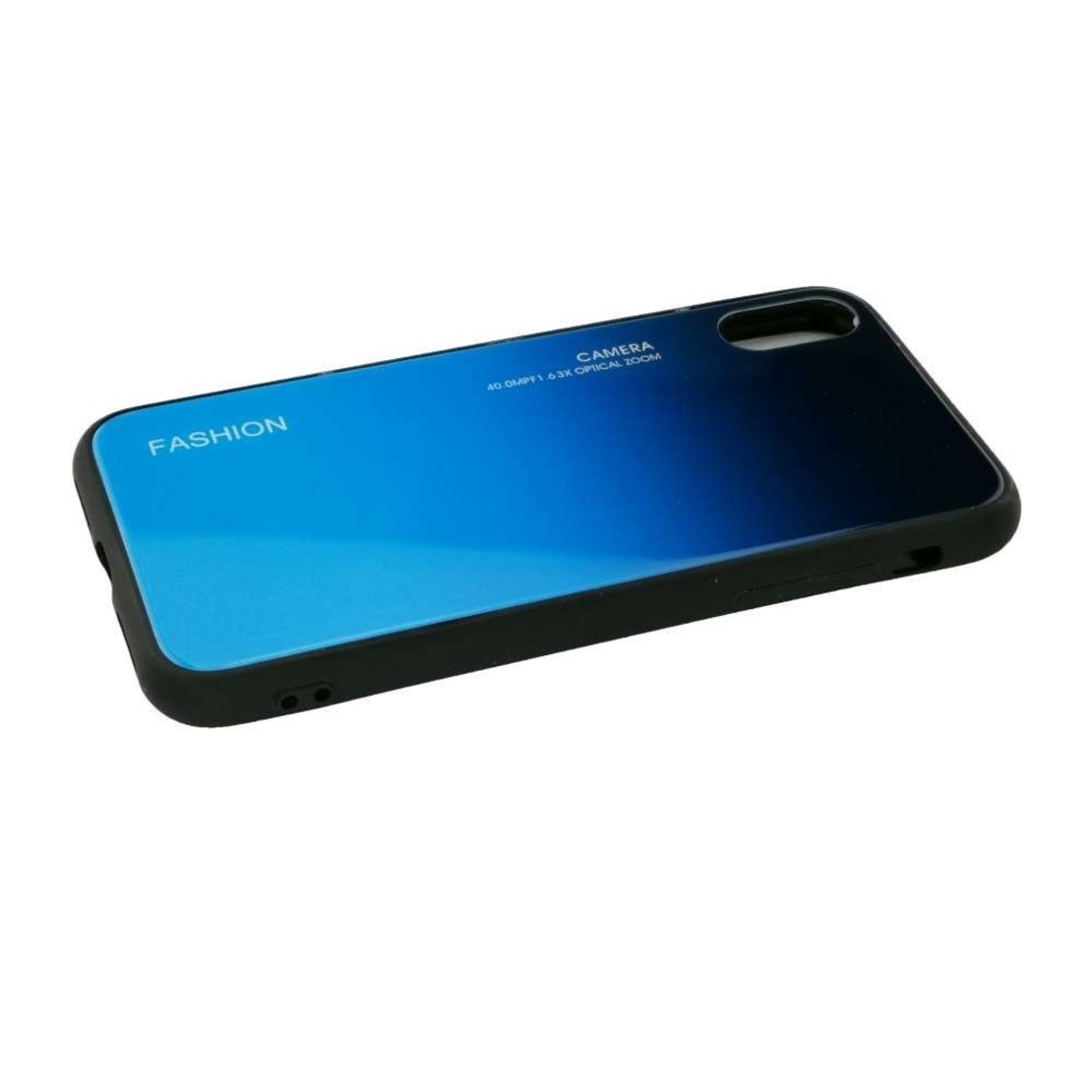 Husa Apple iPhone X Hybrid Back Degrade, Albastru