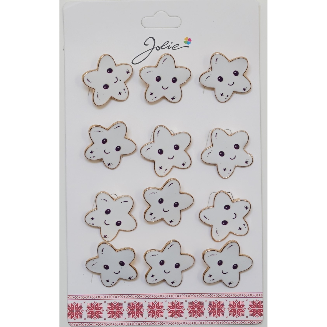 Set 12 Brose Martisor pentru Copii Stea care Zambeste