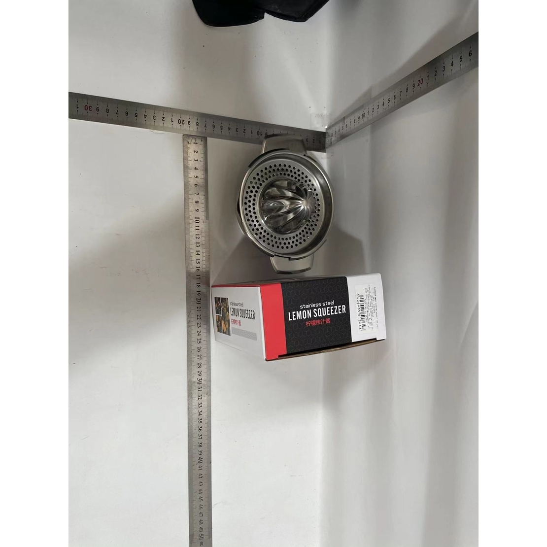 Storcator de Citrice Manual, Flippy, Rezistent, Usor de Folosit si Depozitat, Durabil, Calitativ, 16 x 7 x 13 cm, Inox, Argintiu