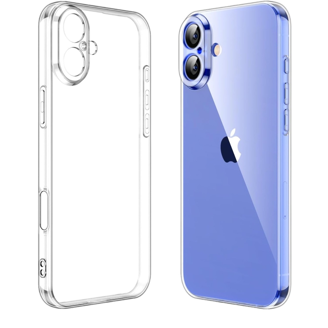 Husa de Protectie, Compatibila cu Apple iPhone 16 Plus, TPU, Antisoc, Rezistenta la Impact, Protectie Camera, Transparenta