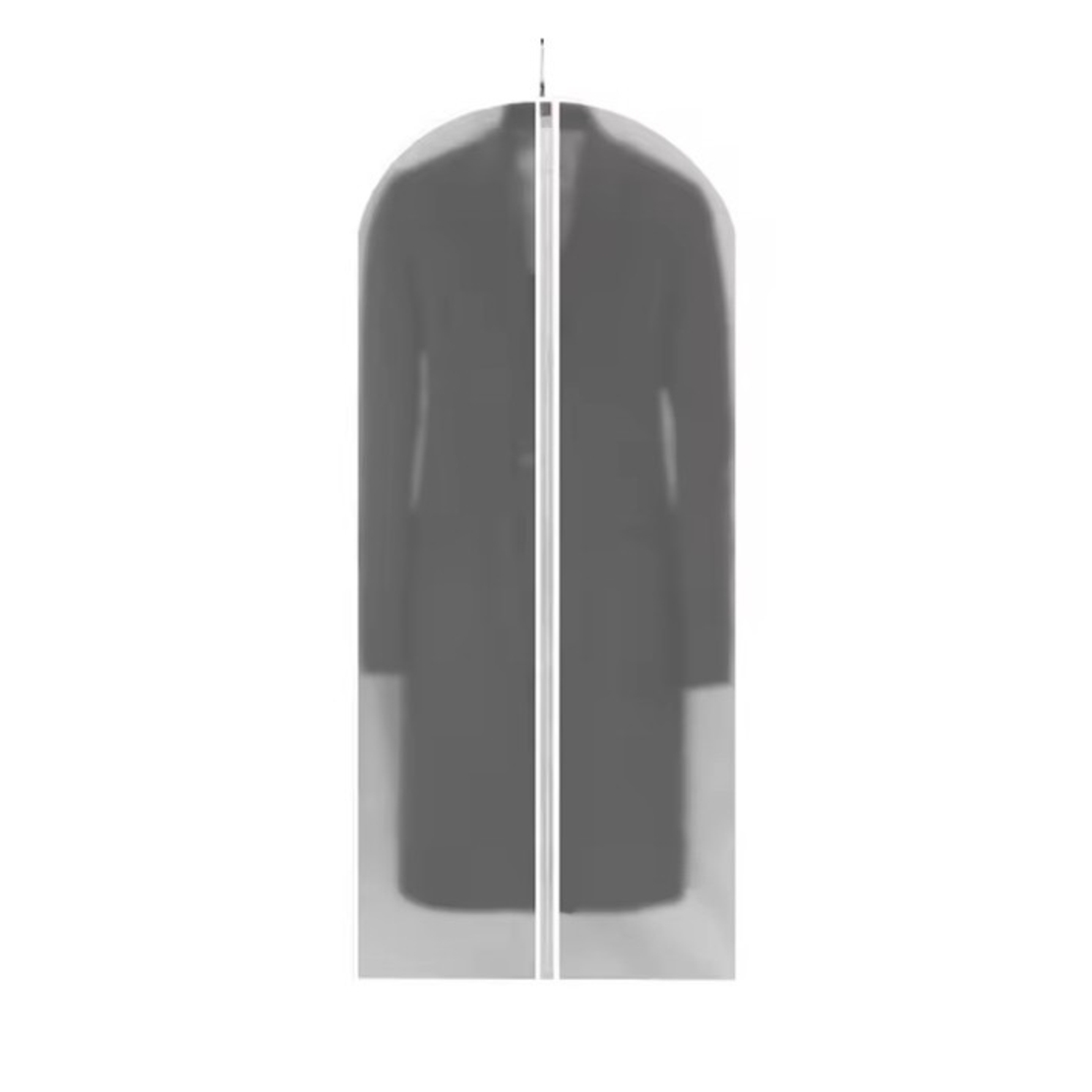 Set 5 Husa de Depozitare cu Fermoar, Flippy, pentru Haine, de Protectie, pentru Voiaj, Netesut, Rezistent la Praf, 60x140 cm, Transparent-Alb