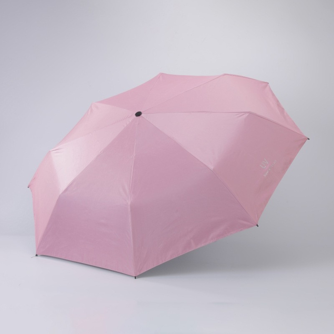 Umbrela, Flippy, Protectie UV Soare, Protectie Ploaie, Pliabila, din Vinil si Otel, 96 x 67 cm, Roz
