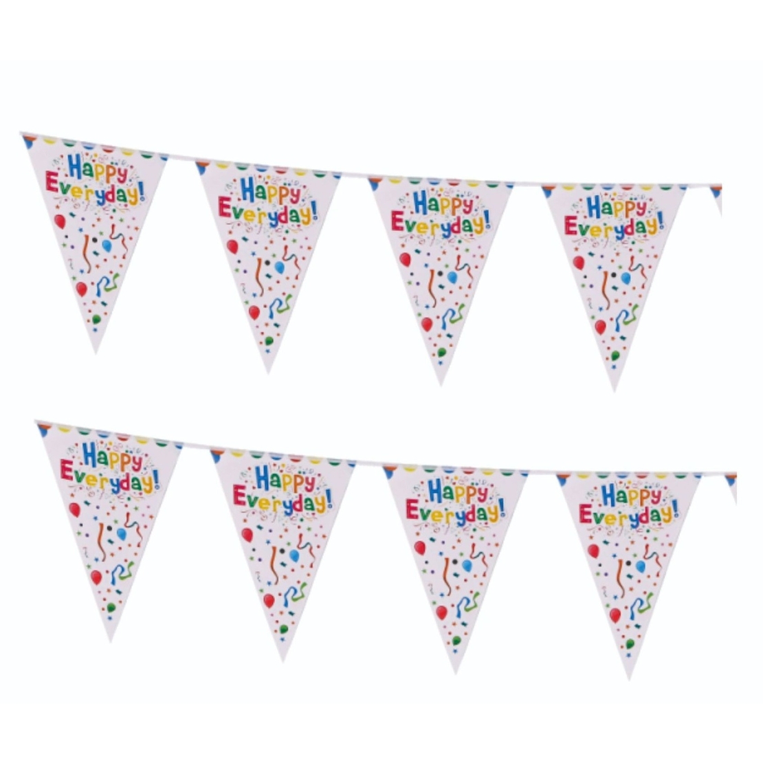 Set 9 Accesorii pentru Masa, Petrecere, Flippy, Model Happy Everyday, 78 buc, Multicolor