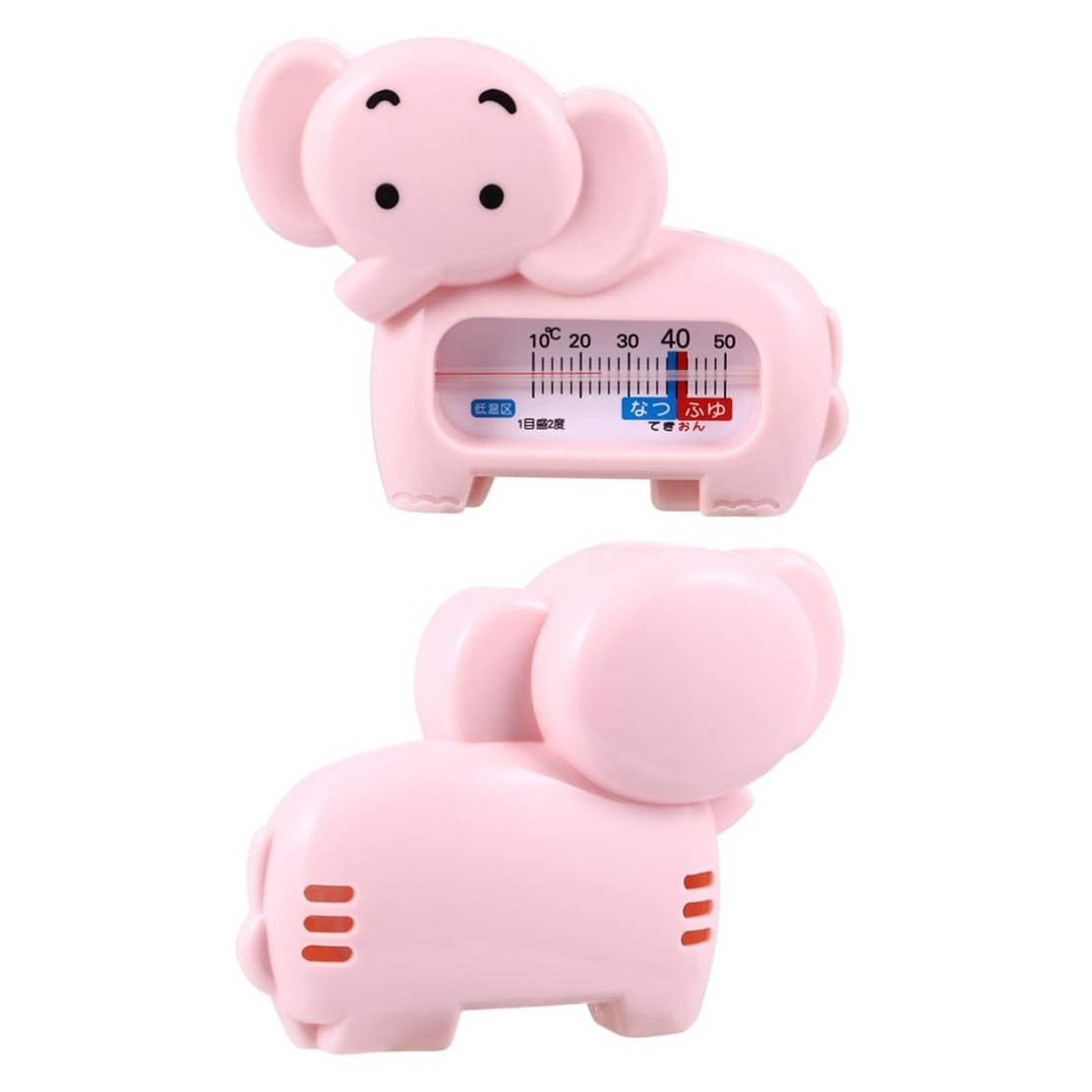 Termometru pentru Baie, Flippy, Plutitor, Rezistent la apa, Multifunctional, Model Elefant, 11.5x9x2 cm, Roz