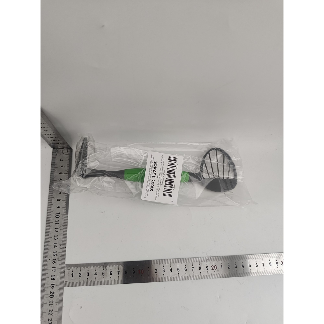 Feliator Multifunctional pentru Avocado, Flippy, pentru Taierea in Cubulete si Pasare, pentru Bucatarie, Preparare Guacamole, ABS, 24x7x6 cm, Verde