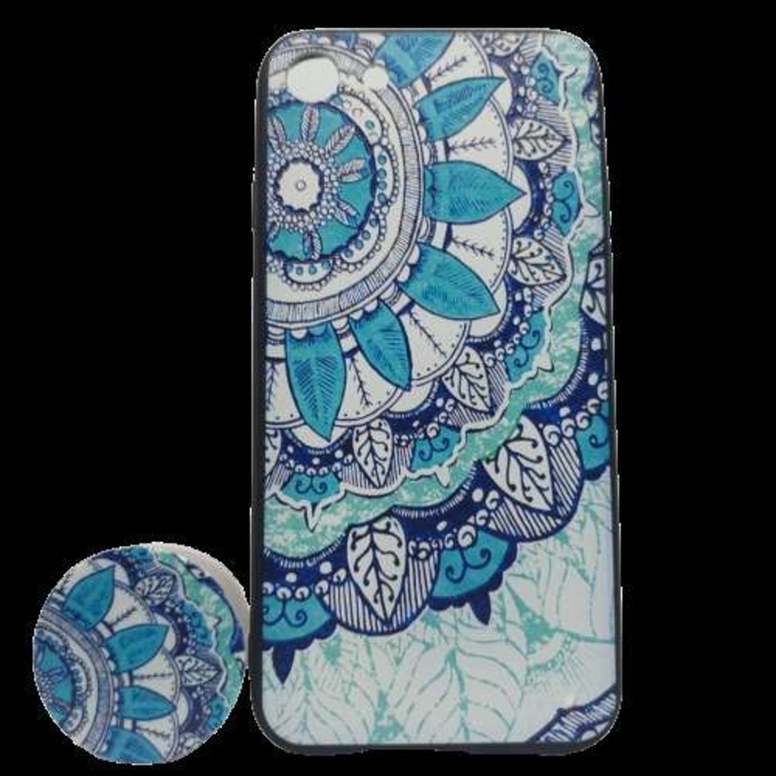 Husa Apple iPhone 6 Plus/6S Plus Multicolor Model Frunza + Suport inclus