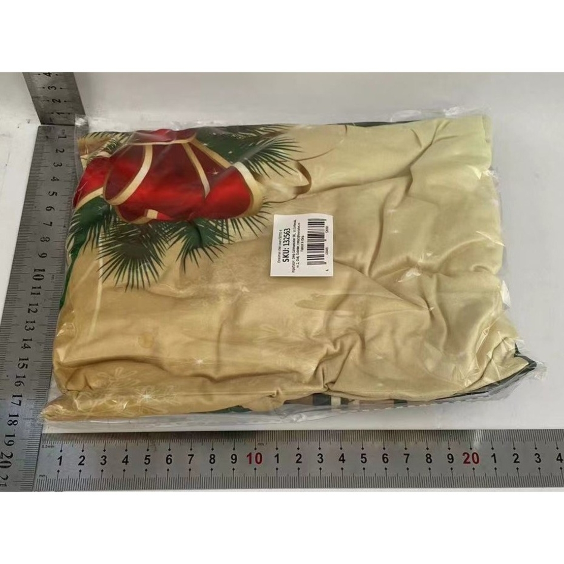 Husa pentru Scaun, Flippy, Tematica Craciun, Model 1 Clopotei, Verde/Auriu