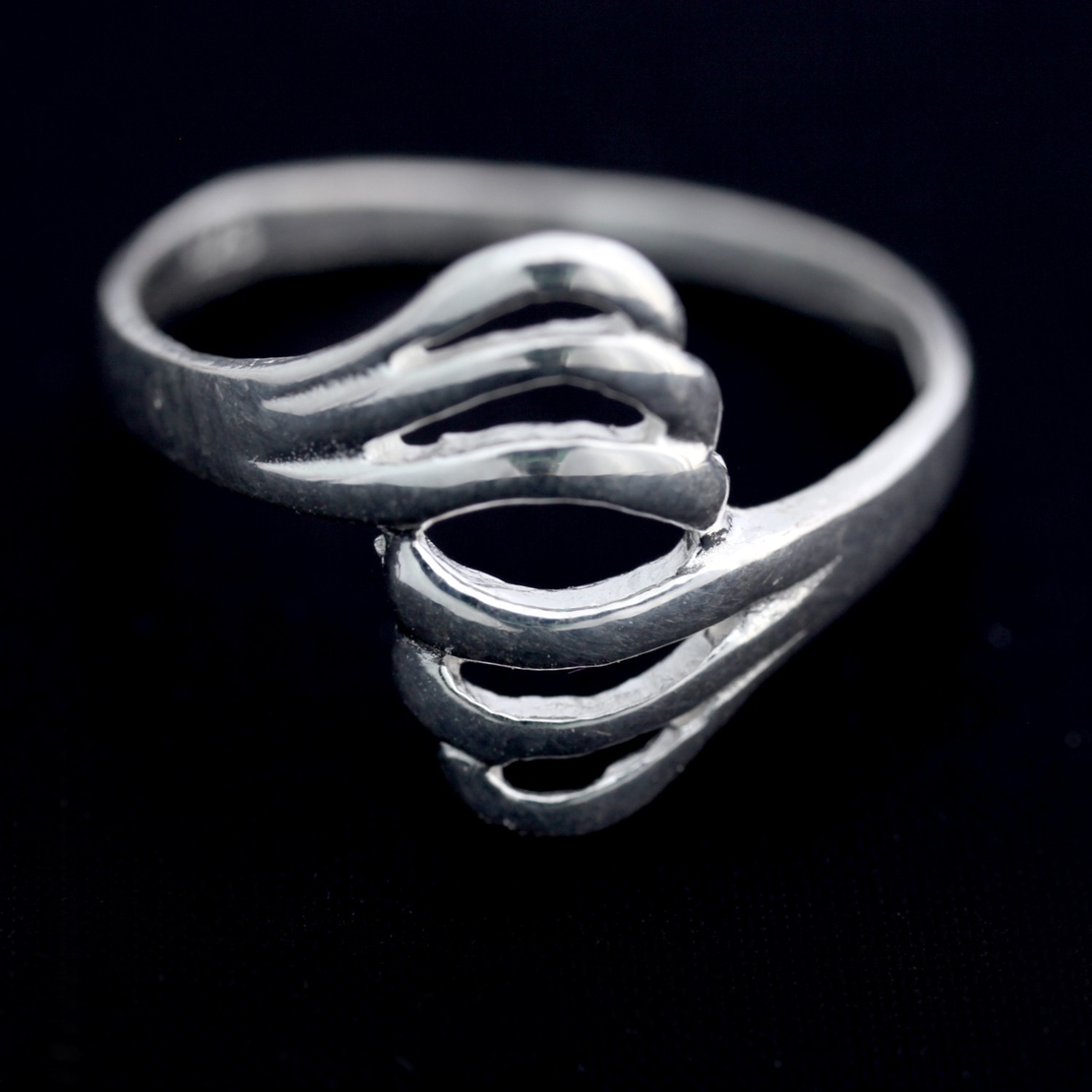 Inel din Argint 925, model Coada de Paun, marimea 50