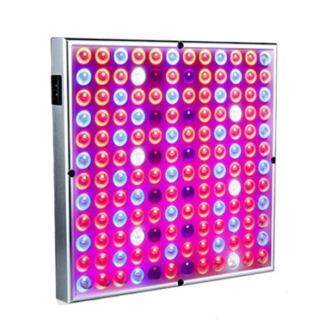 Lampa LED 45W Flippy, pentru cresterea plantelor in interior, 225 de leduri, 165 leduri rosii, 60 albastre, 30 x 30 cm, multicolor